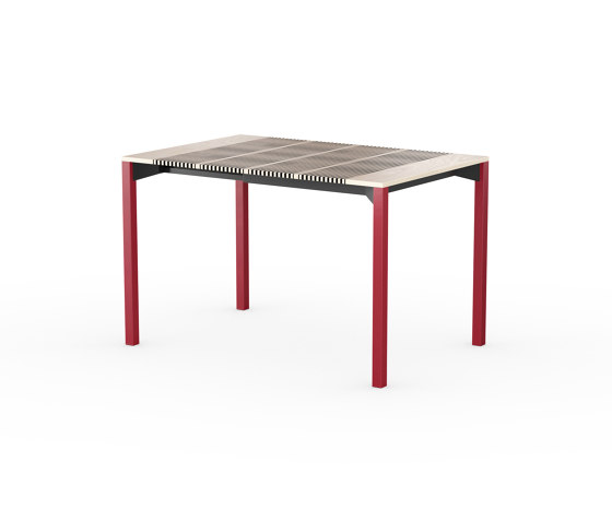 iLAIK extendable table 80 - birch/angular/sienna red | Mesas comedor | LAIK