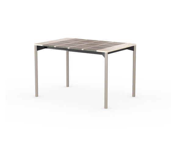 iLAIK extendable table 80 - birch/rounded/graybeige | Dining tables | LAIK