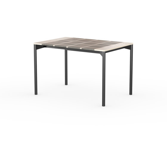 iLAIK extendable table 80 - birch/rounded/black | Dining tables | LAIK