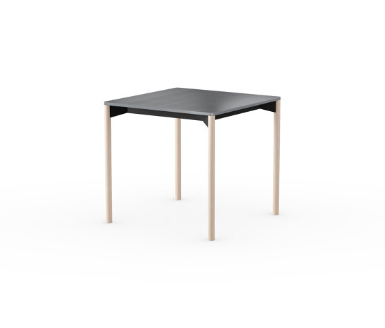iLAIK extendable table 80 - gray/rounded/birch | Dining tables | LAIK