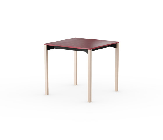 iLAIK extendable table 80 - sienna red/angular/birch | Tables de repas | LAIK
