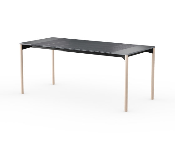 iLAIK extendable table 120 - gray/rounded/birch | Tavoli pranzo | LAIK