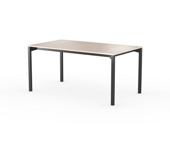iLAIK extendable table 160 - birch/angular/black | Tavoli pranzo | LAIK
