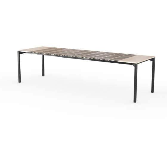 iLAIK extendable table 200 - birch/angular/black | Dining tables | LAIK