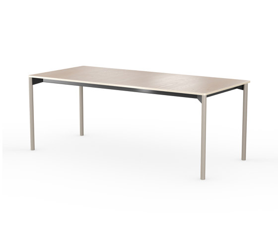 iLAIK extendable table 200 - birch/rounded/graybeige | Tavoli pranzo | LAIK