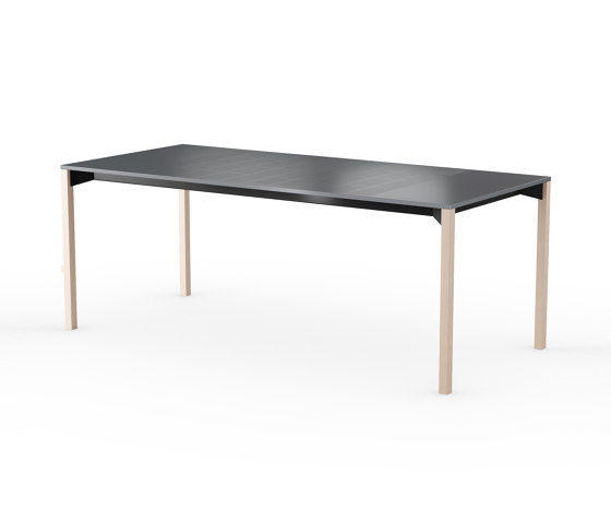 iLAIK extendable table 200 - gray/angular/birch | Dining tables | LAIK