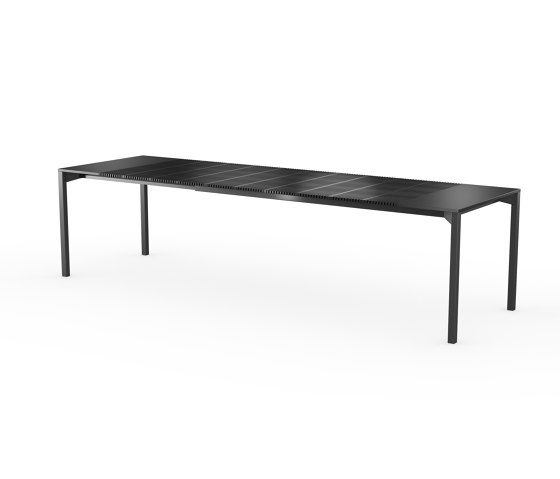 iLAIK extendable table 200 - black/angular/black | Dining tables | LAIK