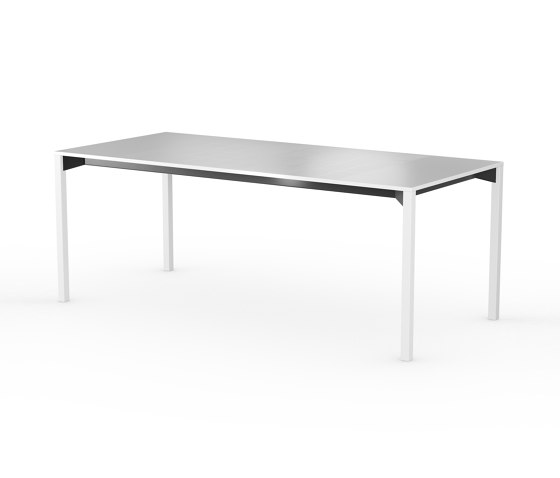 iLAIK extendable table 200 - white/angular/white | Mesas comedor | LAIK