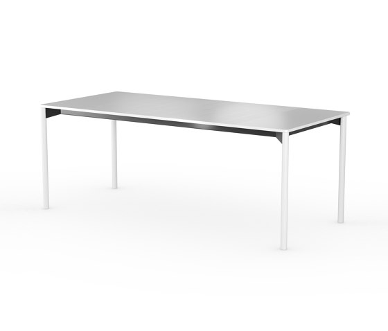 iLAIK extendable table 200 - white/angular/white | Tavoli pranzo | LAIK