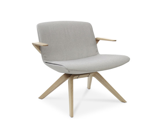 Milos Lounge Sessel auf Holzgestell | Sessel | sitland