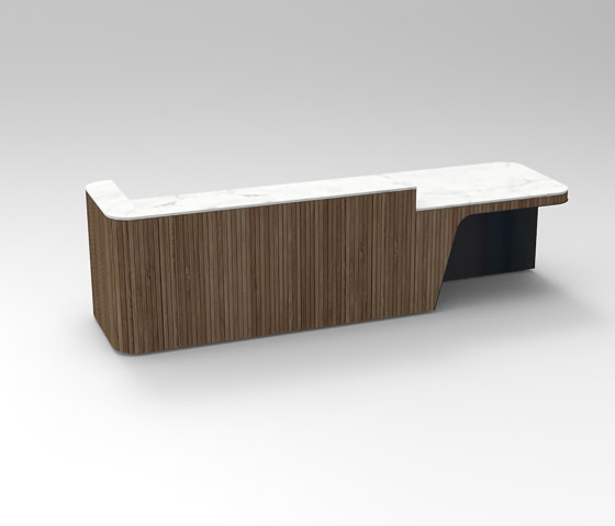 Join Desk Wood Configuration 3 | Comptoirs | Isomi