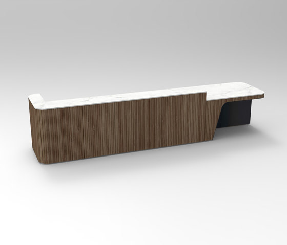 Join Desk Wood Configuration 5 | Theken | Isomi