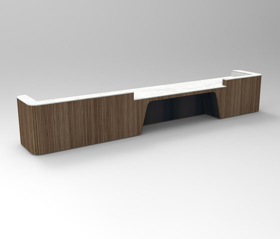 Join Desk Wood Configuration 6 | Mostradores | Isomi