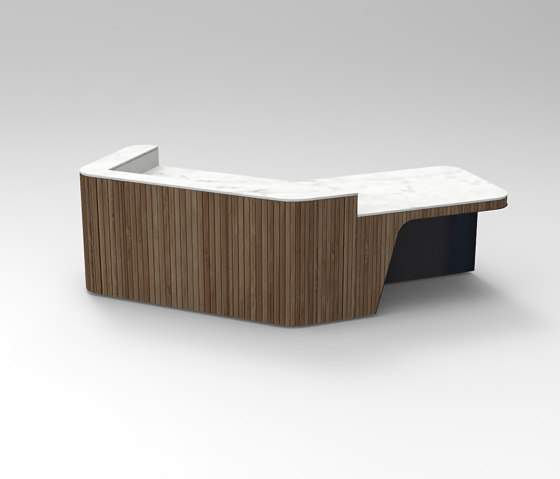 Join Desk Wood Configuration 8 | Counters | Isomi