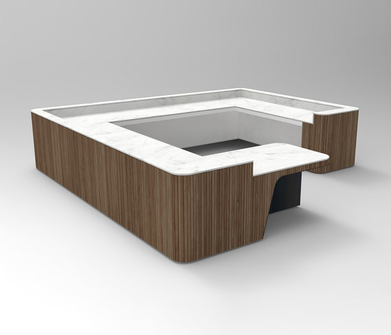 Join Desk Wood Configuration 11 | Counters | Isomi