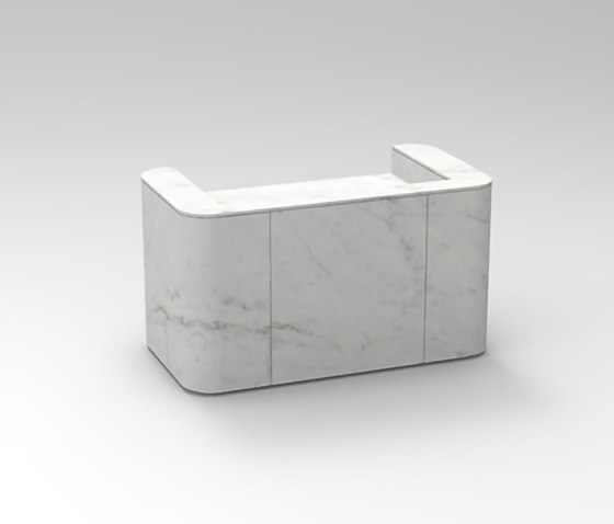 Join Desk Stone Configuration 1 | Comptoirs | Isomi