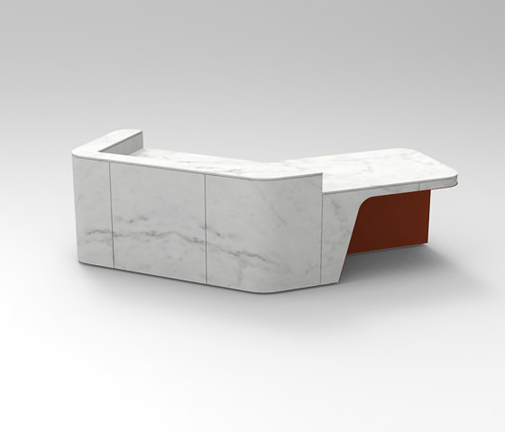 Join Desk Stone Configuration 8 | Counters | Isomi