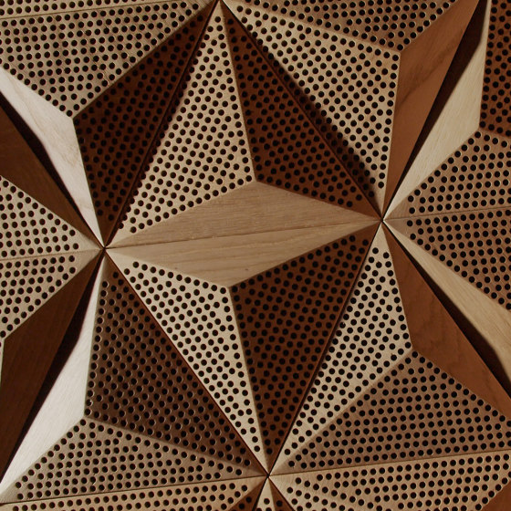 Hexago P-A | Systèmes muraux absorption acoustique | Form at Wood