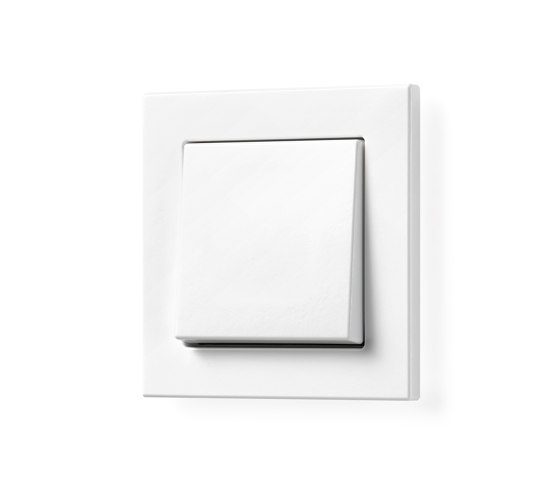A CREATION | Switch in white | Interrupteurs à bouton poussoir | JUNG
