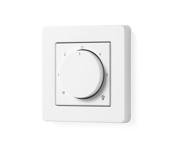 A FLOW | Room Thermostat White | Gestion de chauffage / climatisation | JUNG
