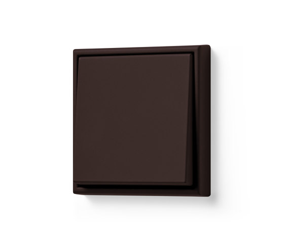 LS 990 in Les Couleurs® Le Corbusier | Switch in The dark burnt umber | interuttori pulsante | JUNG