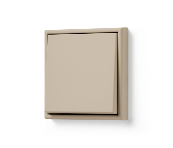 LS 990 in Les Couleurs® Le Corbusier | Switch in The discret natural umber | interuttori pulsante | JUNG