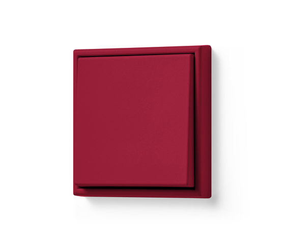 LS 990 in Les Couleurs® Le Corbusier | Switch in The noble carmine red | interuttori pulsante | JUNG