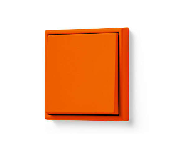 LS 990 in Les Couleurs® Le Corbusier | Switch in The shiny orange | interuttori pulsante | JUNG