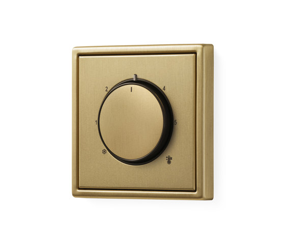 LS 990 | Room Thermostat Classic brass | Gestion de chauffage / climatisation | JUNG