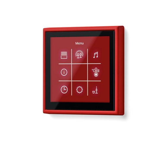 LS 990 | Touch secure, rouge vermillon 31 | Systèmes KNX | JUNG