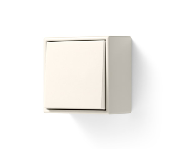 LS CUBE | Switch in ivory | Interrupteurs à bouton poussoir | JUNG