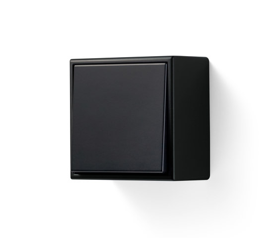 LS CUBE | Switch in matt graphite black | Interrupteurs à bouton poussoir | JUNG