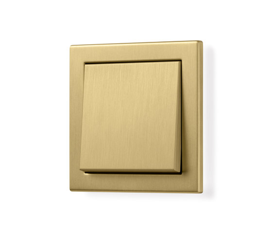 LS DESIGN | Switch in classic brass | Interrupteurs à bouton poussoir | JUNG