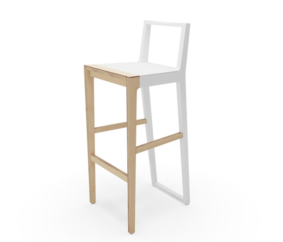 Skin bar stool | Taburetes de bar | Branca-Lisboa