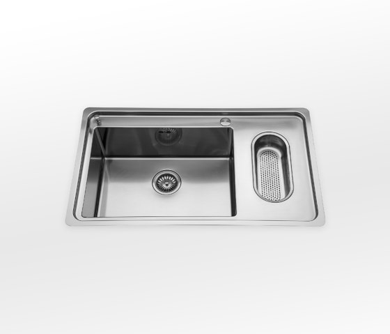 Built-in sinks radius 12 flush LFPS 587/1V1B | Fregaderos de cocina | ALPES-INOX