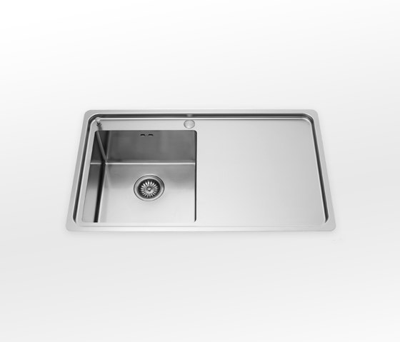 Built-in sinks radius 12 flush LFPS 587/1V1SL | Kitchen sinks | ALPES-INOX