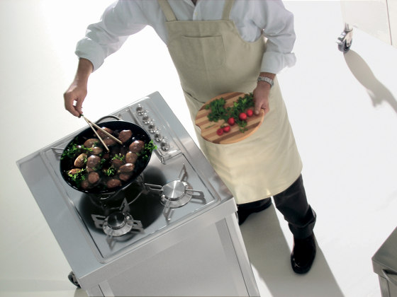 Cucine Cottura  C70-C60-ruote/1 | Piani cottura | ALPES-INOX