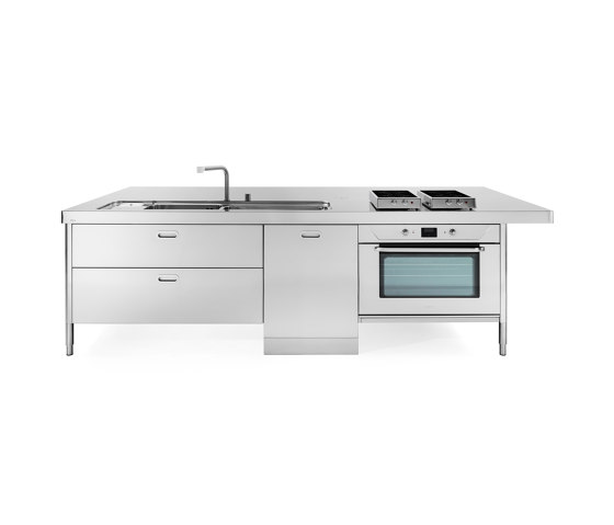 Washing and cooking elements I-LC310-C120+L60+F90+snack/1 | Cocinas compactas | ALPES-INOX
