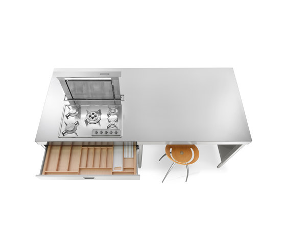 Cooking elements IC250-C120+snack/1 | Tables de cuisson | ALPES-INOX