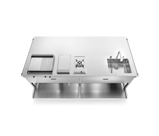 Küchen im Freien OUT250/ISOLA-1 | Modulküchen | ALPES-INOX