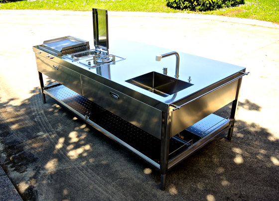 Outdoor kitchens OUT250/ISOLA-1 | Cocinas modulares | ALPES-INOX