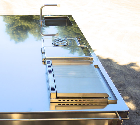 Outdoor kitchens OUT250/ISOLA-1 | Modular kitchens | ALPES-INOX