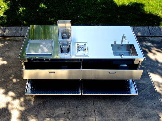 Outdoor kitchens OUT250/ISOLA-1 | Modular kitchens | ALPES-INOX