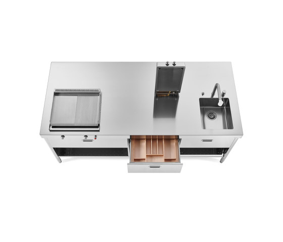 Outdoor kitchens OUT220/ISOLA-1 | Cuisines compactes | ALPES-INOX