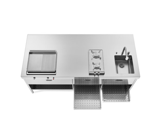 Cucine Outdoor OUT220/ISOLA-1 | Cucine compatte | ALPES-INOX