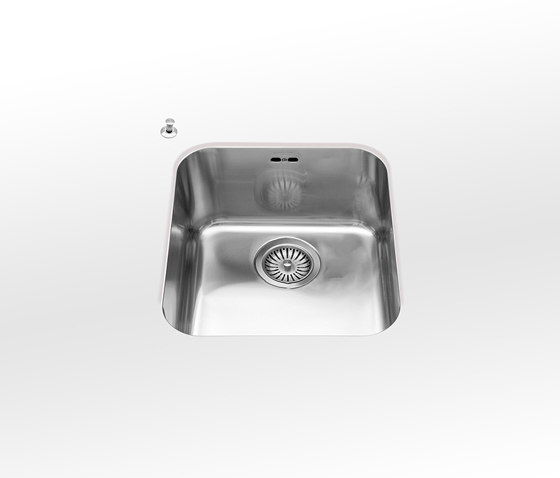 vasche sottopiano raggio 60 scarico centrale VS 40/34-C | Lavelli cucina | ALPES-INOX