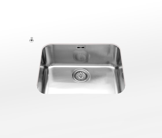 vasche sottopiano raggio 60 scarico centrale
 VS 40/50-C | Lavelli cucina | ALPES-INOX