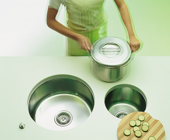 Undermount round bowls VDS 25 | Fregaderos de cocina | ALPES-INOX
