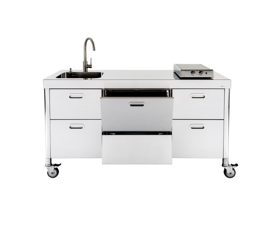 Washing and cooking kitchens LC160-C45+L60+C45/1 | Cuisines compactes | ALPES-INOX