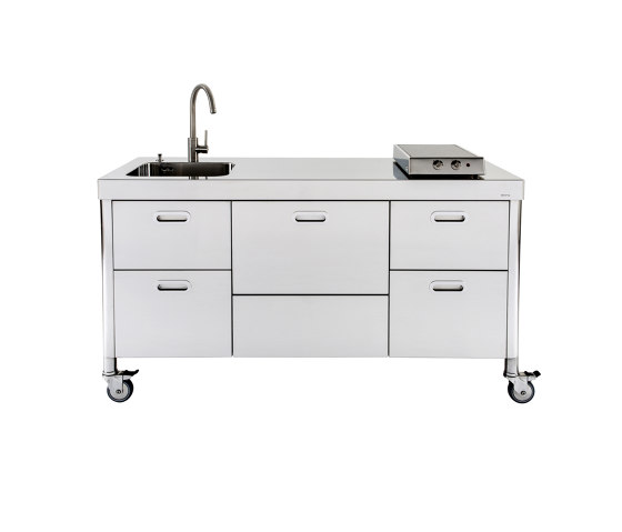 Washing and cooking kitchens LC160-C45+L60+C45/1 | Cocinas compactas | ALPES-INOX